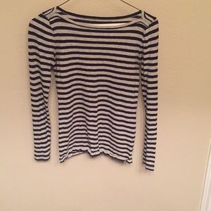 J crew grey and navy painter tee